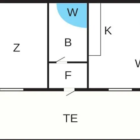 Prázdninový dům 2 Person In Højer